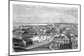General View of San Juan Bautista, Puerto Rico, C1890-A Kohl-Mounted Giclee Print