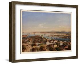 General View of Sevastopol, 1856-Carlo Bossoli-Framed Giclee Print