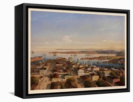 General View of Sevastopol, 1856-Carlo Bossoli-Framed Stretched Canvas