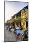 General view of shop houses and bicycles in Hoi An, Vietnam, Indochina, Southeast Asia, Asia-Alex Robinson-Mounted Photographic Print