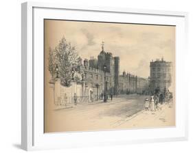 General View of St. Jamess Palace, from Pall Mall, 1902-Thomas Robert Way-Framed Giclee Print