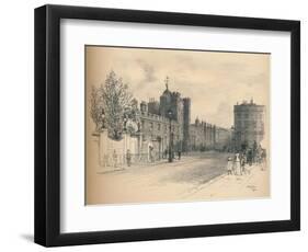 General View of St. Jamess Palace, from Pall Mall, 1902-Thomas Robert Way-Framed Giclee Print