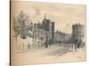 General View of St. Jamess Palace, from Pall Mall, 1902-Thomas Robert Way-Stretched Canvas