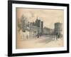 General View of St. Jamess Palace, from Pall Mall, 1902-Thomas Robert Way-Framed Giclee Print