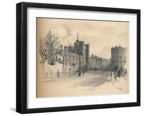 General View of St. Jamess Palace, from Pall Mall, 1902-Thomas Robert Way-Framed Giclee Print