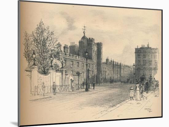 General View of St. Jamess Palace, from Pall Mall, 1902-Thomas Robert Way-Mounted Giclee Print