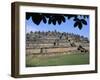 General View of Temple Mound, Buddhist Site of Borobudur, Unesco World Heritage Site, Indonesia-Bruno Barbier-Framed Photographic Print