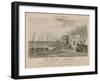 General View of the Baths at Brighton-null-Framed Giclee Print