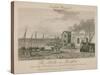 General View of the Baths at Brighton-null-Stretched Canvas