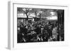 General View of the Bird Market, Paris, 1931-Ernest Flammarion-Framed Giclee Print