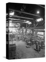 General View of the Foundry, at Green and Sons Ltd, South Yorkshire, Rotherham, 1963-Michael Walters-Stretched Canvas