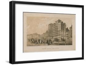 General View of the Grand Hotel in Brighton-null-Framed Giclee Print