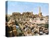 General View of the Grand Temple of Amun-Re, Karnak, Luxor, Egypt, 20th Century-null-Stretched Canvas