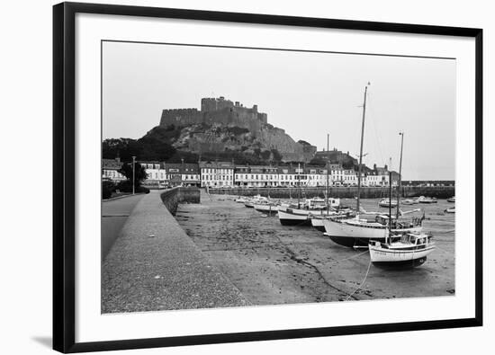 General View of the Harbour in St Helier 1977-Dixie Dean-Framed Photographic Print