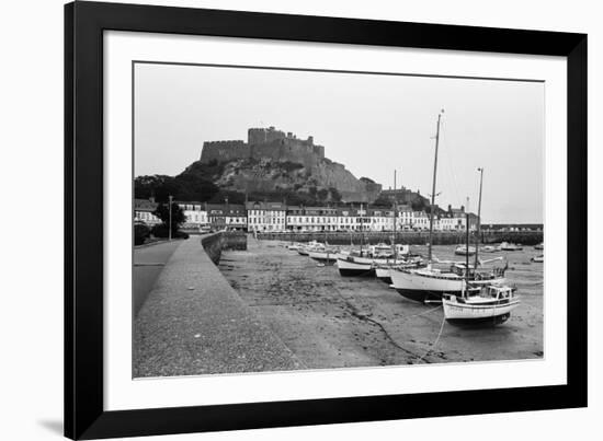 General View of the Harbour in St Helier 1977-Dixie Dean-Framed Photographic Print