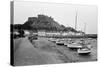 General View of the Harbour in St Helier 1977-Dixie Dean-Stretched Canvas