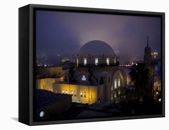 General View of the Hurva Synagogue in Jerusalem's Old City-null-Framed Stretched Canvas