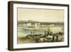 General View of the Island of Philae, Nubia, from "Egypt and Nubia", Vol.1-David Roberts-Framed Giclee Print