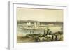 General View of the Island of Philae, Nubia, from "Egypt and Nubia", Vol.1-David Roberts-Framed Giclee Print