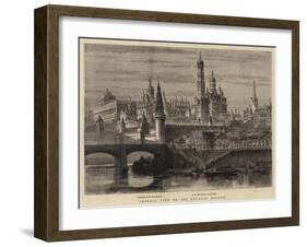 General View of the Kremlin, Moscow-null-Framed Giclee Print