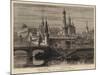 General View of the Kremlin, Moscow-null-Mounted Giclee Print