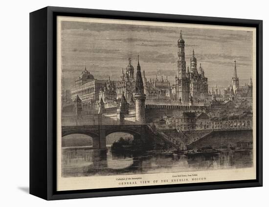 General View of the Kremlin, Moscow-null-Framed Stretched Canvas