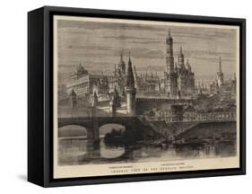 General View of the Kremlin, Moscow-null-Framed Stretched Canvas
