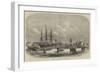 General View of the New Docks at Millwall-null-Framed Giclee Print