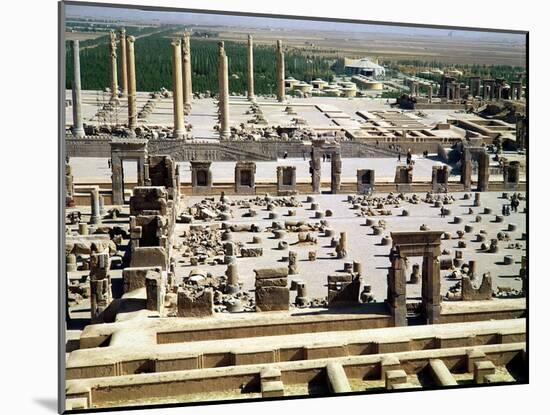 General View of the Palace, Achaemenain Period, 6th-5th Century BC-null-Mounted Giclee Print