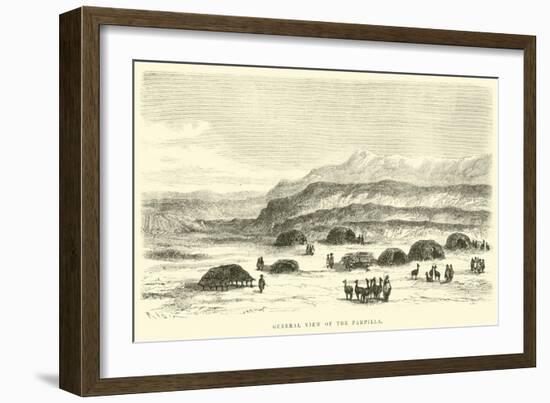 General View of the Pampilla-Édouard Riou-Framed Giclee Print