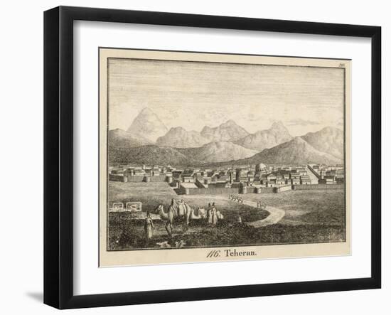 General View of the Persian Capital in the Eighteenth Century-null-Framed Art Print