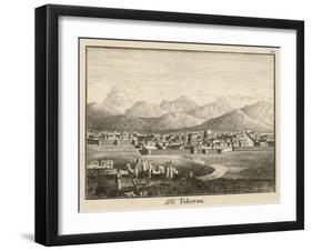 General View of the Persian Capital in the Eighteenth Century-null-Framed Art Print