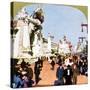 General view of the Pike at the World Fair, St Louis, Missouri, USA, 1904. Artist: Unknown-Unknown-Stretched Canvas