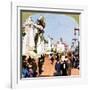 General view of the Pike at the World Fair, St Louis, Missouri, USA, 1904. Artist: Unknown-Unknown-Framed Giclee Print