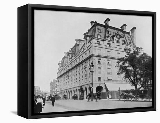 General View of the Ritz Piccadilly-null-Framed Stretched Canvas