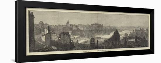 General View of the Ruins after the Great Fire at Boston-null-Framed Giclee Print