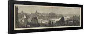 General View of the Ruins after the Great Fire at Boston-null-Framed Giclee Print