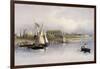 General View of the Ruins of Luxor, from the Nile-David Roberts-Framed Giclee Print