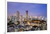 General View of the Skyline of Central Mumbai (Bombay), Maharashtra, India, Asia-Alex Robinson-Framed Premium Photographic Print