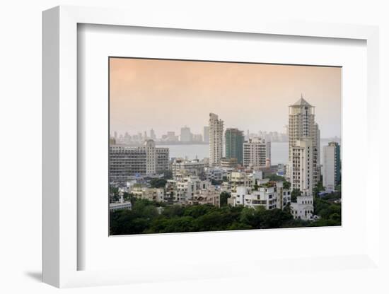 General View of the Skyline of Central Mumbai (Bombay), Maharashtra, India, Asia-Alex Robinson-Framed Photographic Print