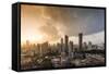 General View of the Skyline of Central Mumbai (Bombay), Maharashtra, India, Asia-Alex Robinson-Framed Stretched Canvas