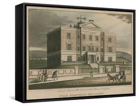 General View of the Sussex County Hospital-Ian Bruce-Framed Stretched Canvas