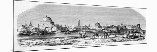 General View of the Town, Seen from the Farther Bank of the Tigris-null-Mounted Premium Giclee Print