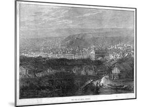 General View of the Town : Tiflis on the Kura River Is Now known as Tbilisi-null-Mounted Art Print