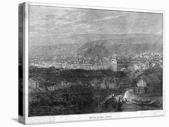 General View of the Town : Tiflis on the Kura River Is Now known as Tbilisi-null-Stretched Canvas
