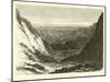 General View of the Valley of Santa Ana-Édouard Riou-Mounted Giclee Print