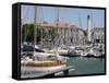 General View of the Yatch Basin and Lighthouse, La Rochelle, Charente-Maritime, France, Europe-Peter Richardson-Framed Stretched Canvas