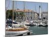 General View of the Yatch Basin and Lighthouse, La Rochelle, Charente-Maritime, France, Europe-Peter Richardson-Mounted Photographic Print