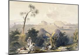 General View of Uxmal, Taken from the Archway of Las Monjas, Looking South, from 'Views of…-Frederick Catherwood-Mounted Giclee Print