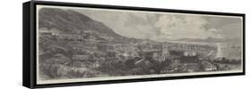 General View of Victoria, Hong-Kong-null-Framed Stretched Canvas